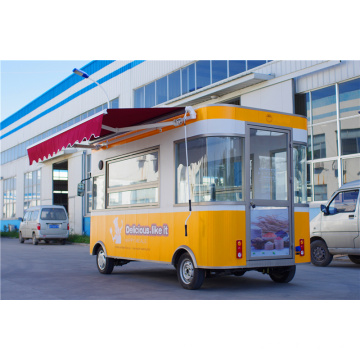 2016 El mejor precio Camión móvil eléctrico de la comida con el surtidor de lujo de la versión en China